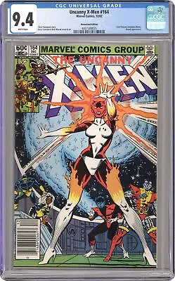 Buy Uncanny X-Men #164N CGC 9.4 Newsstand 1982 4407389025 • 71.58£