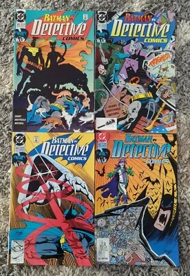 Buy Lot Of 4 1990 Detective Comics #612 613 616 617 Bagged And Boarded • 10.86£