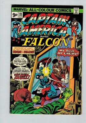 Buy Captain America (1968) # 186 UK Price (6.0-FN) (409180) Falcon Origin 1975 • 10.80£