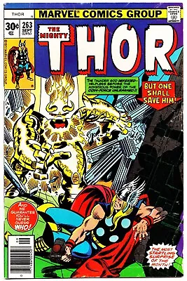 Buy Thor #263 GD Mark Jewelers Variant 1977 Marvel Comics • 22.83£