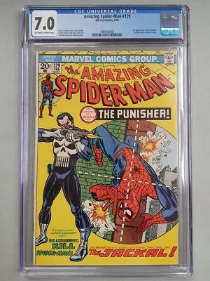 Buy Amazing Spider-man #129 Cgc 7.0 Ow/w Pages Marvel 1974 1st Punisher (sa) • 1,999.99£