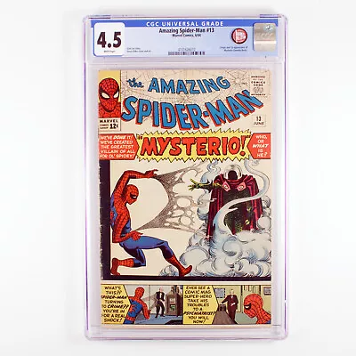 Buy The Amazing Spider-Man #13 - CGC 4.5 - White Pages - Origin And 1st App Mysterio • 1,105.85£