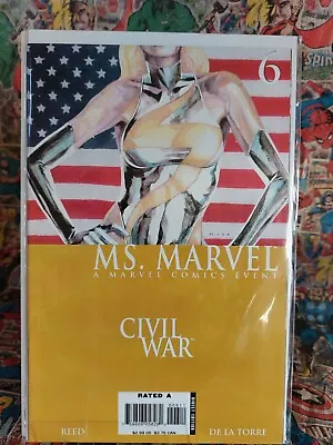 Buy Ms Marvel Vol 2 #6 VF+ Civil War Avengers • 2.95£