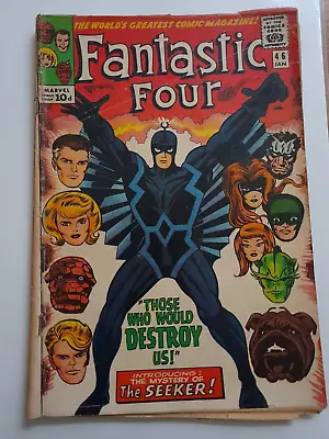 Buy Fantastic Four #46 Jan 1966 Good+ 2.5 1st Full Appearance Of Black Bolt • 64.99£