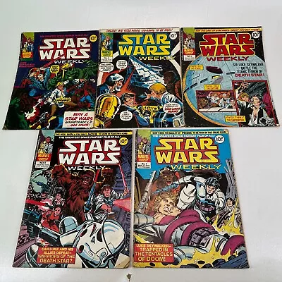 Buy 5x Star Wars Weekly Issues 3 4 5 6 7 Marvel Comics Graphic Novels Bundle Job Lot • 22.09£