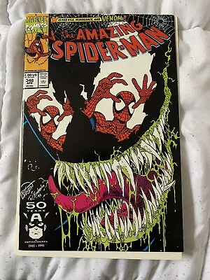 Buy Amazing Spider-Man #346 Classic Venom Black Cover Erik Larsen Art NM Key Marvel • 24.13£