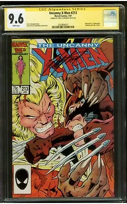 Buy Uncanny X Men 213 CGC SS 9.6 Claremont Wolverine Vs Sabretooth 1st Psylocke 1987 • 189.98£