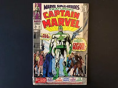 Buy Marvel Super-heroes #12 Marvel Comics 1967 1st Appearance Of Captain Marvel • 55.30£