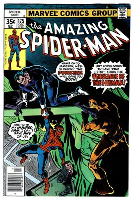 Buy The Amazing Spider-Man #175 In VF+ A  1977 Marvel Comic With THE PUNISHER • 24.13£