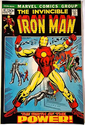 Buy IRONMAN 47 MARVEL 1972 Classic Cover Iron Man's Origin Retold Vfn • 94.99£