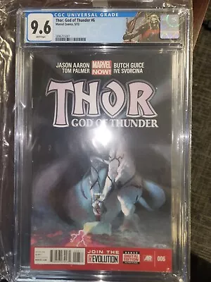Buy Thor: God Of Thunder #6 Origin Of Gorr Marvel Comic 2013 CGC 9.6 • 118.25£