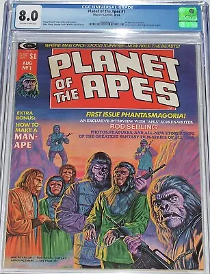Buy Planet Of The Apes #1 CGC 5.0 From Aug 1974 Movie Adaptation • 106.72£