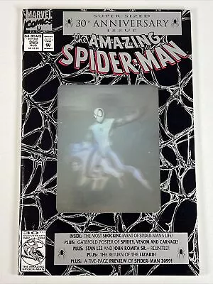 Buy Amazing Spider-Man #365 (1992) Hologram ~ Spider-Man 2099 ~ Marvel Comics • 14.79£
