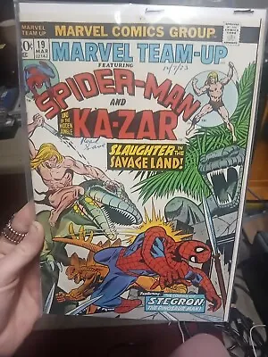 Buy Marvel Team-Up #19 (Marvel, 1974) Spider-Man And Ka-Zar Comic • 39.42£