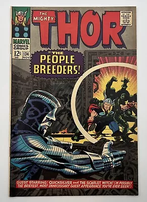 Buy The Mighty Thor # 134 - (vf) -1st High Evolutionary-origin/1st App Man-beast • 155.91£