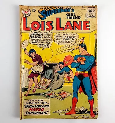 Buy 1963 DC SUPERMAN GIRLFRIEND LOIS LANE #39 Comic Book (No Cover)  • 6.80£