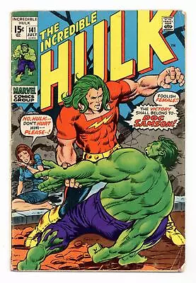 Buy Incredible Hulk #141 VG- 3.5 1971 • 44.26£