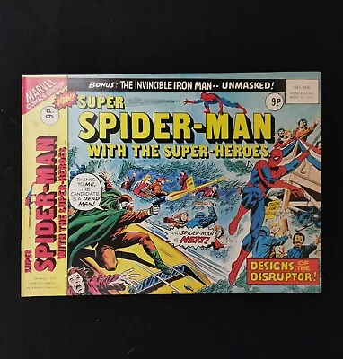 Buy Super Spider-man With The Super-Heroes No. 166 1976 - - Classic Marvel Comics • 10.99£