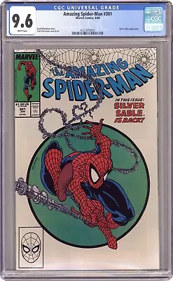 Buy Amazing Spider-Man #301D Direct Variant CGC 9.6 1988 4121970003 • 208.91£
