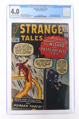Buy Strange Tales #110 - Marvel Comics 1963 CGC 4.0 1st Appearance Of Doctor Strange • 2,087.47£