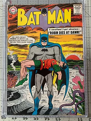 Buy DC Comics BATMAN #156 1963 Iconic Robin  Dies At Dawn  Cover • 71.95£