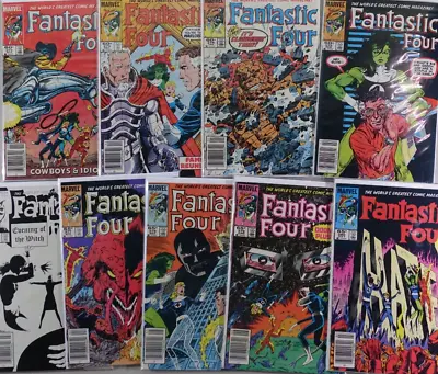 Buy Fantastic Four Comic Lot Of 9 Comic Books #s 272 273 274 275 276 277 278 279 280 • 15.88£