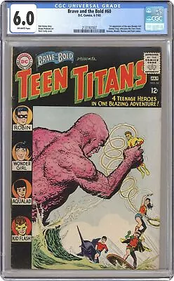 Buy Brave And The Bold #60 CGC 6.0 1965 2137767007 2nd App. Teen Titans • 311.81£