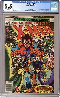 Buy Uncanny X-Men #107 CGC 5.5 1977 2077813011 1st Full App. Starjammers • 87.07£