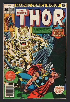 Buy THOR #263, 1977, Marvel Comics, NM- CONDITION, THE ODIN-FORCE UNLEASHED! • 8.02£