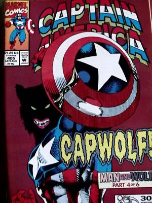 Buy 1992 CAPTAIN AMERICA 405 Ed. Marvel Comics [G.227] • 4.34£