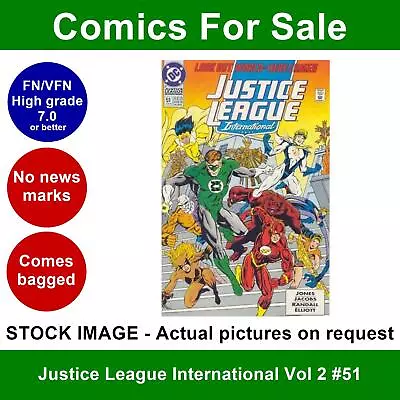 Buy DC Justice League International Vol 2 #51 Comic - FN/VFN Clean 1993 • 4.99£