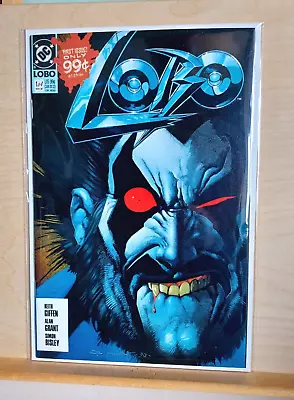 Buy Lobo #1 (1990) DC Comics , 1st Print, Giffen, Grant, Bisely NM- • 45£