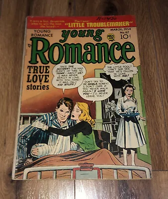 Buy Vintage 1954 Young Romance #67 Vol 7 #7 Prize Comics Rare Comic Book • 39.51£
