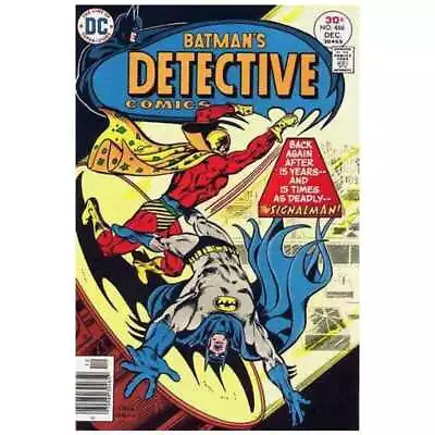 Buy Detective Comics (1937 Series) #466 In Very Fine + Condition. DC Comics [j^ • 54.25£
