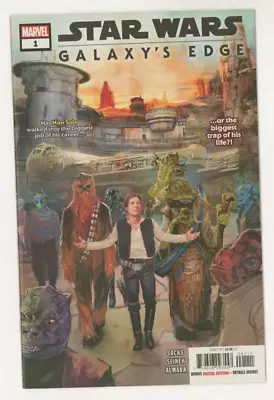 Buy Star Wars Galaxy's Edge #1 Marvel Comics / Han Solo Chewbacca Millennium Falcon • 10.24£