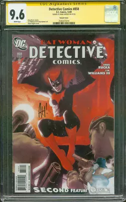 Buy Detective Comics 858 CGC 9.6 SS Adam Hughes Variant Cover 12/09 • 144.76£