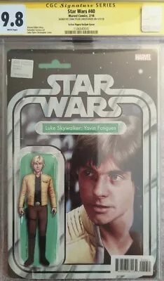 Buy Star Wars #40 - JTC Luke Skywalker Yavin Fatigues Action Figure - CGC SS 9.8 • 79.95£