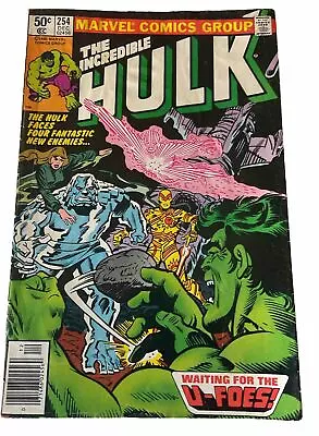 Buy Comic Book Marvel Comics Group  The Incredible Hulk 1980 #254 • 15.28£