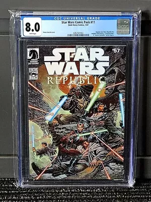 Buy Hasbro 2007 Star Wars Republic Comic Pack #11 CGC #57 • 31.32£