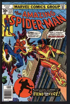 Buy Amazing Spider-man #172 7.0 // 1st Appearance Of The Rocket Racer Marvel 1977 • 31.18£