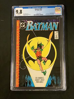 Buy Batman #442 CGC 9.8 DC George Perez KEY 1st Tim Drake App In Robin Costume • 118.73£