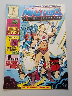 Buy Masters Of The Universe #22 1987 He-man Mattel Inc British Weekly Comic • 11.99£
