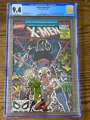 Buy X-Men Annual #14 CGC 9.4 Gambit Cameo (pre-dates X-Men #266) Art Adams MCU? • 74.89£