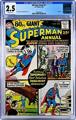 Buy 1964 80 Page Giant 1 CGC 2.5  Superman • 35£