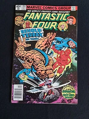 Buy Fantastic Four  211 Marvel 1979 1st Appearance Terrax The Tamer Newsstand  • 32.02£