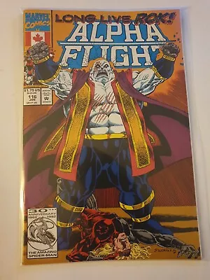 Buy Alpha Flight #116 Marvel Comics Jan 1993 NM +Bagged, Rok • 1.99£