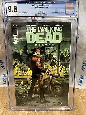 Buy The Walking Dead Deluxe #1 Tony Moore Variant Image Comics 2020 Graded Cgc 9.8 • 39.43£