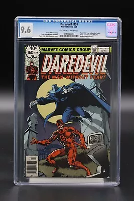 Buy Daredevil (1964) #158 CGC 9.6 Blue Label OW/WH Pages Frank Miller Art Begins • 315£