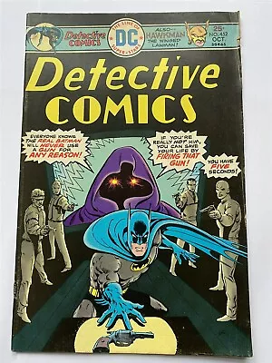 Buy BATMAN In DETECTIVE COMICS #452 DC Comics FN- 1975 • 4.95£