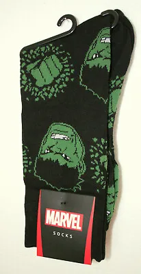 Buy 1 Pair Incredible Hulk New Quality Tags Socks Marvel Comics Fits 5-12 Shoe • 16.07£